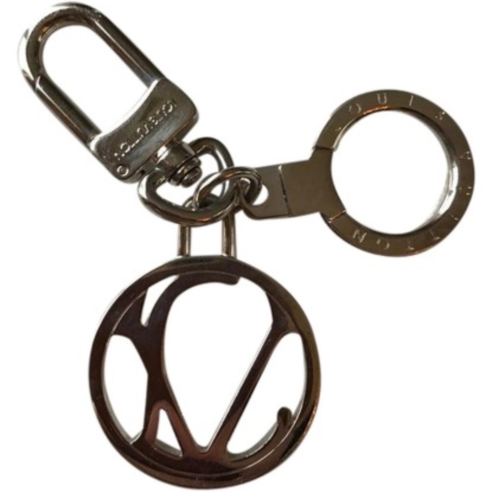 Louis Vuitton Silver Abstract Keyholder Silver